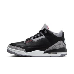 Air Jordan 3 'Black Cement' - Le Modèle Légendaire avec la Marque Éléphant