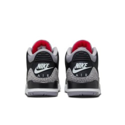 Air Jordan 3 'Black Cement' - Le Modèle Légendaire avec la Marque Éléphant